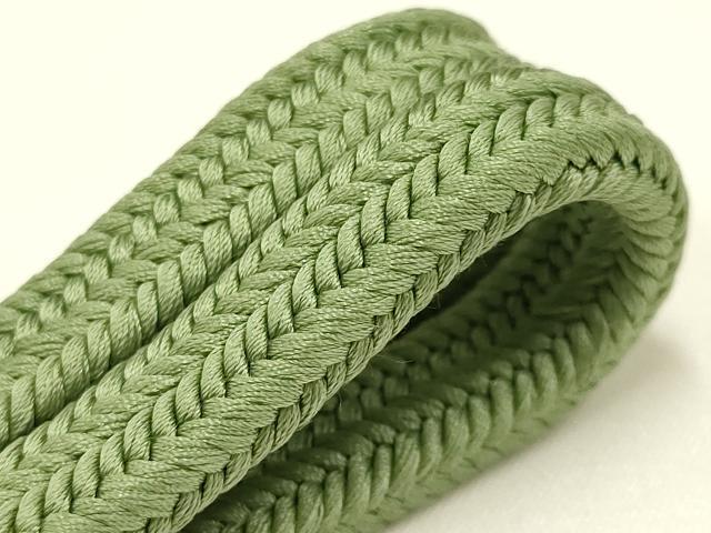 平和屋着物●極上 有職組紐道明 帯締め 冠組 老竹色 宮内庁御用 国立博物館御用 東京芸術大学御用 逸品 AABB7006ay