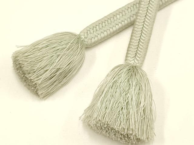 平和屋着物●極上 有職組紐道明 帯締め 冠組 白花色 宮内庁御用 国立博物館御用 東京芸術大学御用 逸品 AABB7039ay