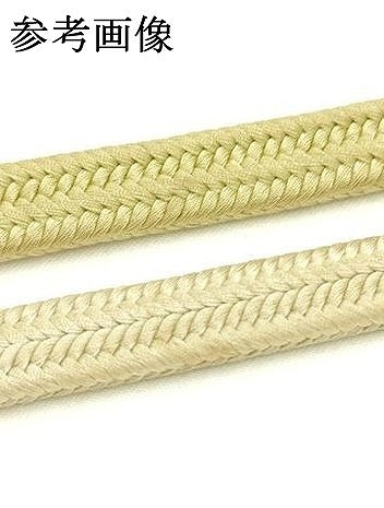 平和屋着物●極上 有職組紐道明 帯締め 冠組 暈し 青朽葉色×白橡色 宮内庁御用 国立博物館御用 東京芸術大学御用 逸品 AABB7056ay