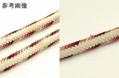 平和屋着物●極上 有職組紐道明 帯締め 奈良組 丸胡蝶 金糸 宮内庁御用 国立博物館御用 東京芸術大学御用 逸品 AABB7062ay