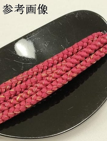 平和屋着物●和装小物 振袖用帯締め 装飾 ラインストーン 飾り玉 金糸 撚り房 逸品 AABB7074ay