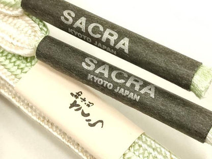 平和屋着物●和装小物　和小物 さくら　上質な帯締め　平組　暈し　金糸　逸品　未使用　AABB7094ay