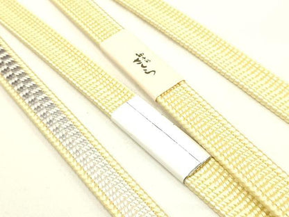 平和屋着物●和装小物　和小物 さくら　上質な帯締め　平組　暈し　逸品　未使用　AABB7095ay