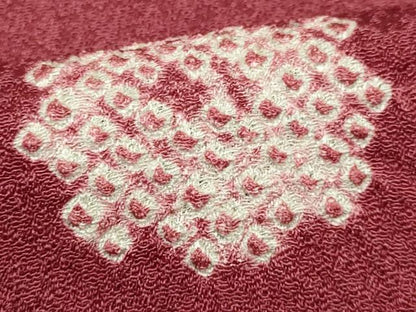 平和屋着物●和装小物　上質な帯揚げ　絞り　刺繍　舞花文　金銀糸　逸品　AABB7176ay