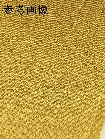 平和屋着物●和装小物 上質な帯揚げ 作家物 手描き 猿 金彩 鬼しぼ縮緬 逸品 AABB7180ay
