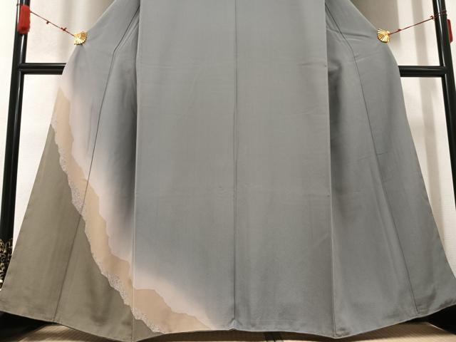 平和屋着物●訪問着　道長文　暈し染め　正絹　逸品　AABB7202ph