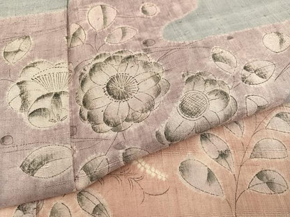 平和屋着物●訪問着 辻が花 手描き 絞り 正絹 逸品 AABB7249ph