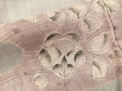 平和屋着物●訪問着 辻が花 手描き 絞り 正絹 逸品 AABB7249ph