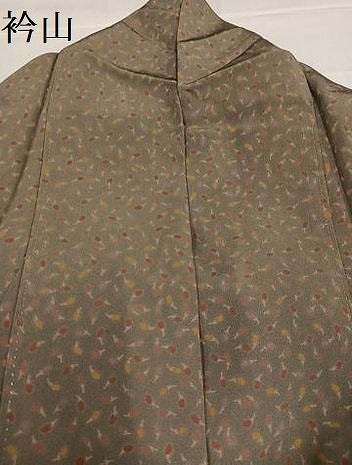 平和屋着物●上質な小紋　成り物　正絹　逸品　AABB7253ph