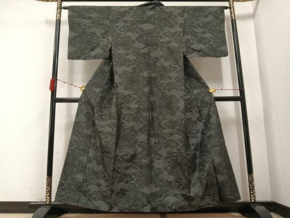 平和屋着物●本場大島紬 松 正絹 逸品 AABB7271ph