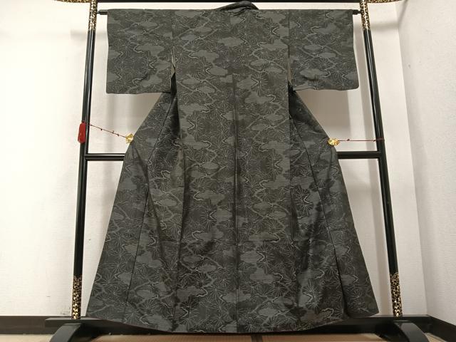 平和屋着物●本場大島紬 松 正絹 逸品 AABB7271ph