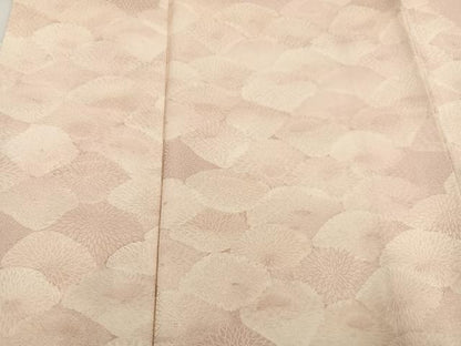 平和屋着物●無地絵羽訪問着 菊地紋 洗柿色 正絹 逸品 AABB7274ph