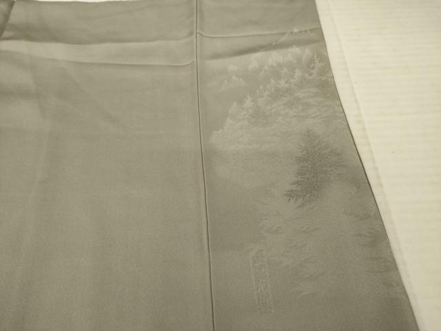 平和屋着物●訪問着　樹林地紋　寿光織　暈し染め　正絹　逸品　AABB7286ck