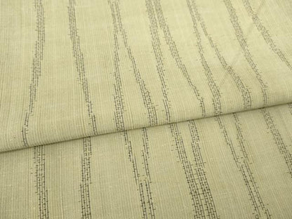 平和屋着物●上質な紬　よろけ立涌文　正絹　逸品　AABB7306ck