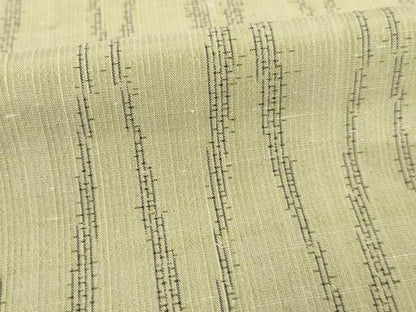 平和屋着物●上質な紬　よろけ立涌文　正絹　逸品　AABB7306ck
