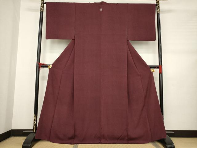 平和屋着物●江戸小紋　鮫小紋柄　西武百貨店扱い　正絹　逸品　AABB7330ck