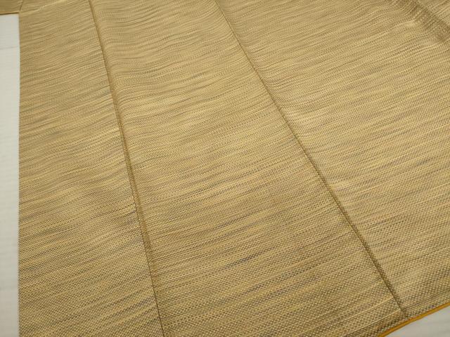 平和屋着物●上質な紬　市松文様　正絹　逸品　AABB7334ck