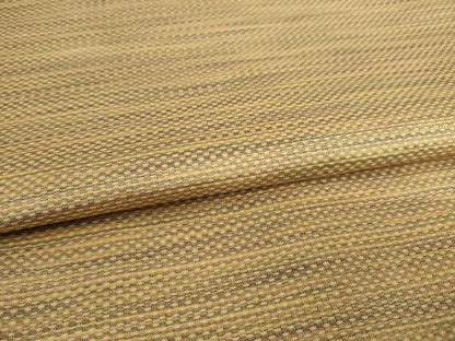 平和屋着物●上質な紬　市松文様　正絹　逸品　AABB7334ck