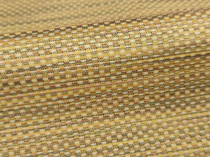 平和屋着物●上質な紬　市松文様　正絹　逸品　AABB7334ck