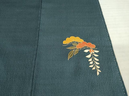 平和屋着物●訪問着　松　暈し染め　金彩　正絹　逸品　AABB7342ck
