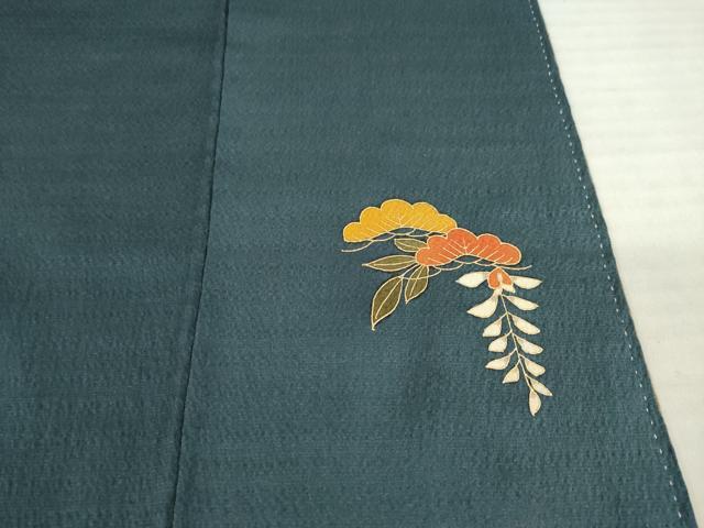 平和屋着物●訪問着　松　暈し染め　金彩　正絹　逸品　AABB7342ck