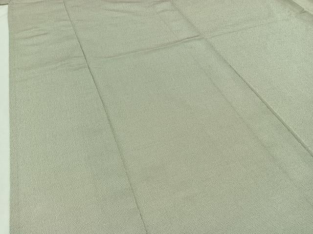 平和屋着物▽本塩沢 単衣 格子 正絹 逸品 AABB7730jh