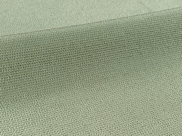 平和屋着物▽本塩沢 単衣 格子 正絹 逸品 AABB7730jh