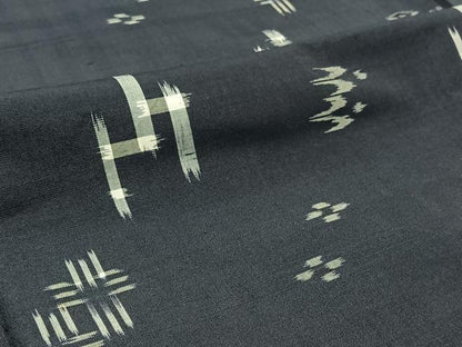 平和屋着物▽本場琉球絣 単衣 正絹 逸品 AABB7733jh