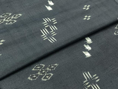 平和屋着物▽本場琉球絣 単衣 正絹 逸品 AABB7733jh
