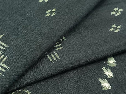 平和屋着物▽本場琉球絣 単衣 正絹 逸品 AABB7733jh