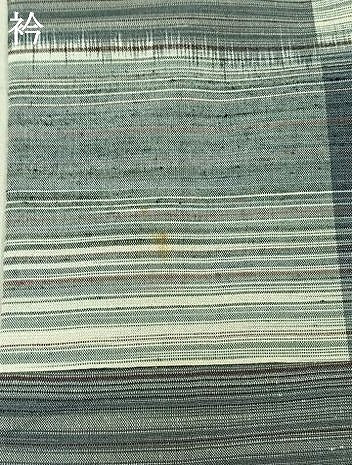 平和屋着物▽上質な紬 単衣 市松文様 正絹 逸品 AABB7736jh