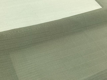 平和屋着物▽道行コート スリーシーズン 春夏秋 塵除け 横段文 正絹 逸品 未使用 AABB7742jh