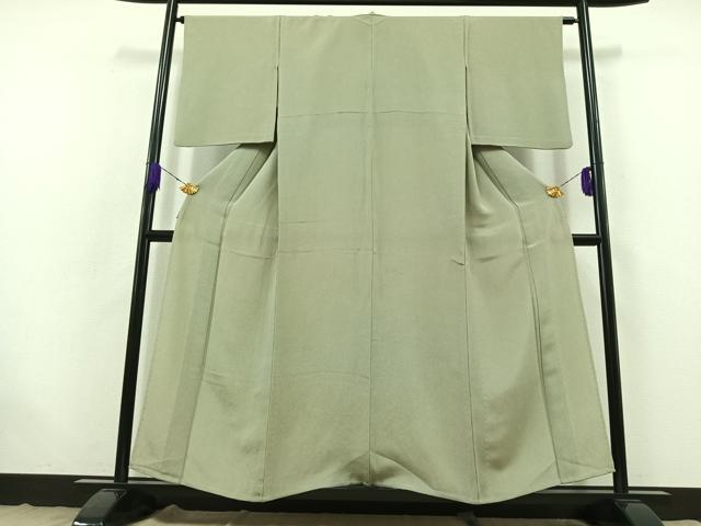 平和屋着物▽江戸小紋 単衣 鮫小紋柄 鬼しぼ縮緬 正絹 逸品 AABB7746jh