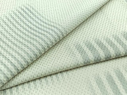 平和屋着物▽お召 単衣 市松文 正絹 逸品 AABB7755jh