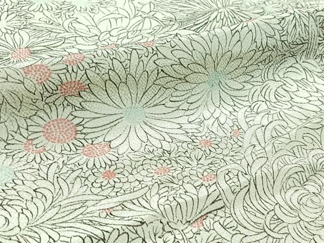 平和屋着物▽上質な小紋 単衣 花尽くし 鬼しぼ縮緬 三越扱い 正絹 逸品 AABB7756jh