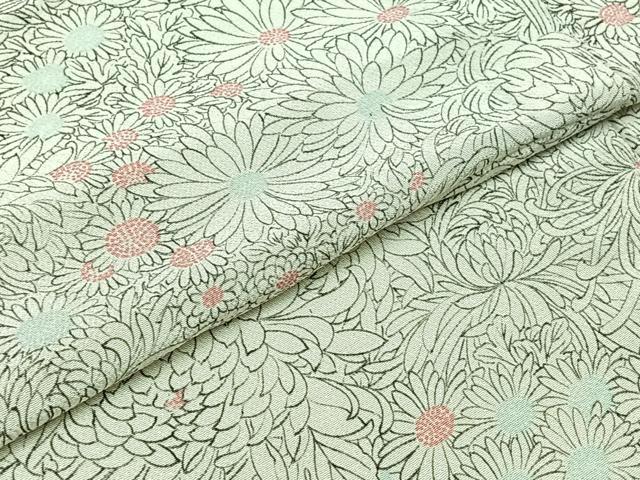 平和屋着物▽上質な小紋 単衣 花尽くし 鬼しぼ縮緬 三越扱い 正絹 逸品 AABB7756jh