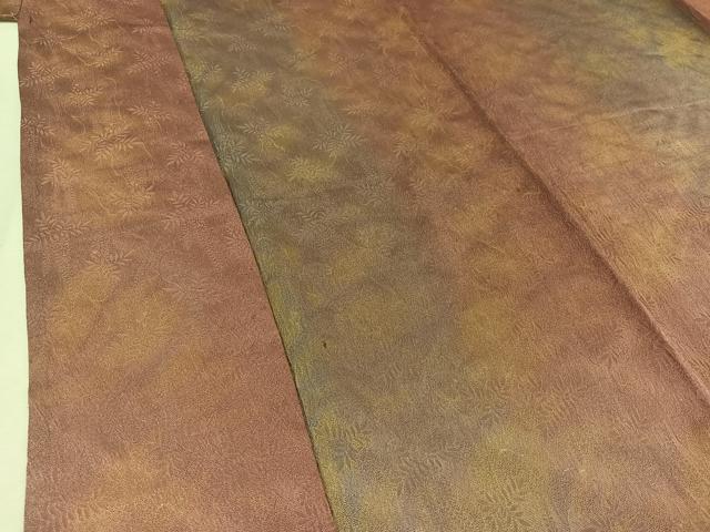 平和屋着物▽上質な小紋 単衣 作家物 霞文 暈し染め 正絹 逸品 AABB7759jh