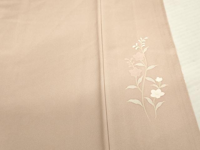 平和屋着物●訪問着 駒刺繍 貝合わせ花文 金彩 正絹 逸品 AABB7913ck