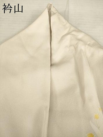 平和屋着物●訪問着　友禅　草花文　金彩　正絹　逸品　AABB7919ck