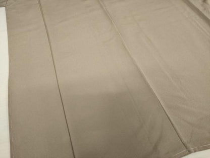 平和屋着物●上質な色無地 銀煤竹色 正絹 逸品 未使用 AABB7925ck