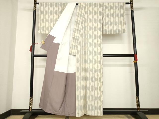 平和屋着物●上質な小紋　立涌文　AABB7931ck