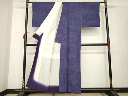 平和屋着物●上質な小紋 梅尽くし 正絹 逸品 AABB7951ck