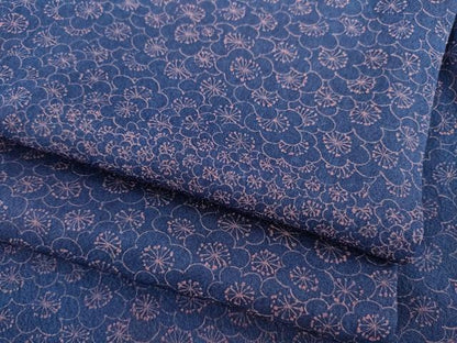 平和屋着物●上質な小紋 梅尽くし 正絹 逸品 AABB7951ck