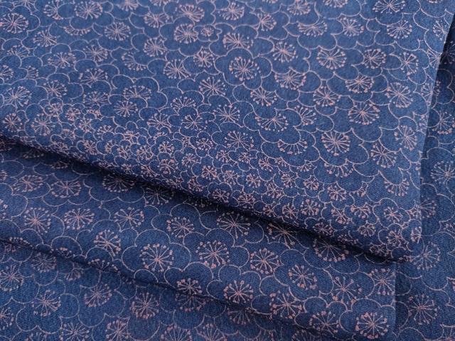 平和屋着物●上質な小紋 梅尽くし 正絹 逸品 AABB7951ck
