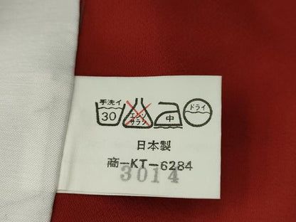 平和屋着物■小紋　草花文　暈し染め　洗える着物　AABB7992nf