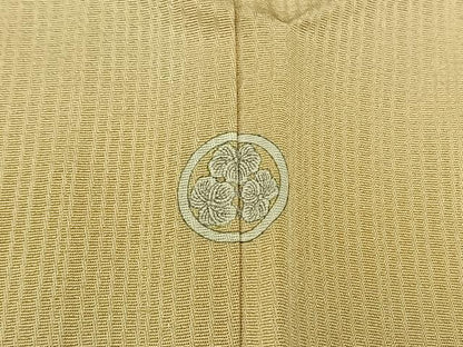 平和屋着物▽訪問着 単衣 手描き 草花文 金彩 正絹 逸品 AABB8001jh