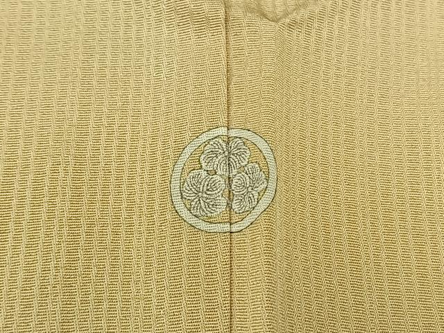 平和屋着物▽訪問着 単衣 手描き 草花文 金彩 正絹 逸品 AABB8001jh