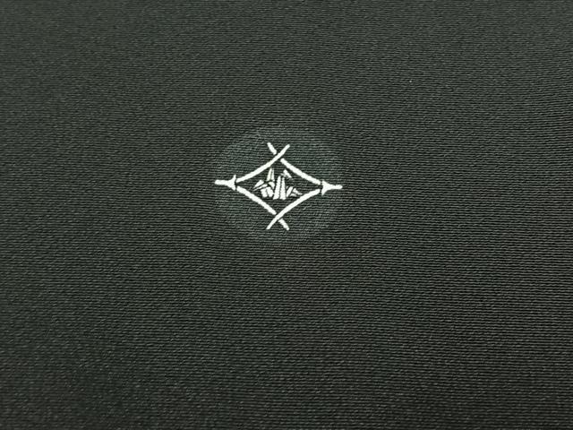 平和屋着物▽豪華黒留袖 単衣 駒刺繍 寿字文 金糸 金彩 正絹 逸品 AABB8026jh