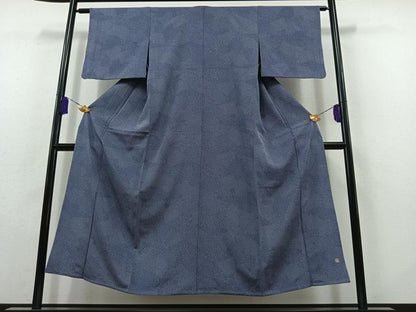 平和屋着物▽江戸小紋 単衣 作家物 寄せ小紋柄 正絹 逸品 AABB8029jh