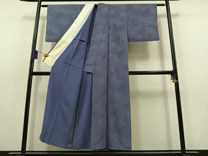 平和屋着物▽江戸小紋 単衣 作家物 寄せ小紋柄 正絹 逸品 AABB8029jh
